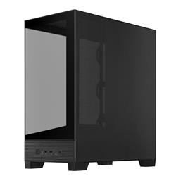 ASUS A31 ATX Mid-Tower Gaming Case, Dual-sided tempered glass Black