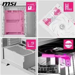 MSI MPG VELOX 300R AIRFLOW PZ WHITE Mid-Tower Case