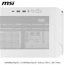 MSI MPG VELOX 300R AIRFLOW PZ WHITE Mid-Tower Case
