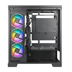 AZZA COVE Black 570B Mid Tower ATX Gaming Computer Case, Bac