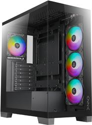AZZA COVE Black 570B Mid Tower ATX Gaming Computer Case, Bac