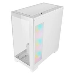 AZZA COVE White 570W Mid Tower ATX Gaming Computer Case,