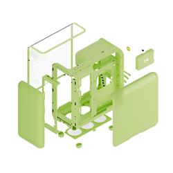 HYTE X50 X50 Mid Tower lait de matcha