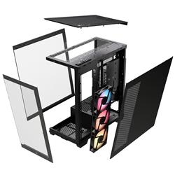 CORSAIR 3500X RS-R ARGB Mid-Tower PC Case, Black