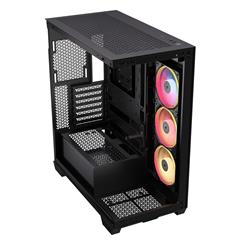 CORSAIR 3500X LX-R RGB Mid-Tower PC Case, Black