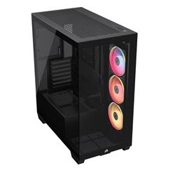 CORSAIR 3500X LX-R RGB Mid-Tower PC Case, Black