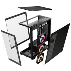 CORSAIR 3500X LX-R RGB Mid-Tower PC Case, Black