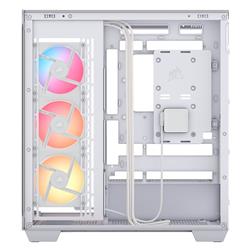 CORSAIR 3500X LX-R RGB Mid-Tower PC Case, White