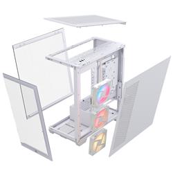 CORSAIR 3500X LX-R RGB Mid-Tower PC Case, White