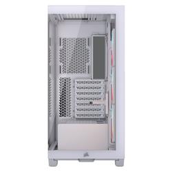 CORSAIR 3500X LX-R RGB Mid-Tower PC Case, White