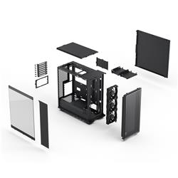 Fractal Design Epoch Black - Tempered Glass Light Tint - High Airflow