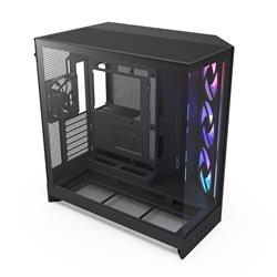 NZXT H9 Flow RGB Dual-Chamber ATX Mid Tower Chassis - All Black