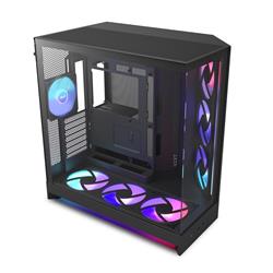 NZXT H9 Flow RGB+ Dual-Chamber ATX Mid Tower Chassis - All Black
