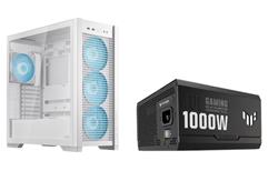 ASUS GT302 ARGB Case - White + TUF Gaming 1000W PSU