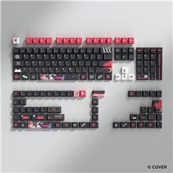 HYTE Sakura Miko Keycap Set and Desk Pad Bundle Black
