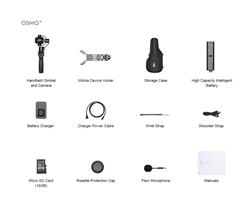 Caméra 4K portative DJI Osmo, noire