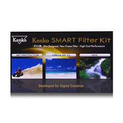 Kenko SLIM KIT Clr Protector, Circular PL Filter, Neutral Density 8 (82 mm)
