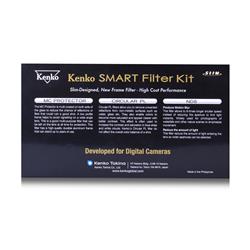 Kenko SLIM KIT Clr Protector, Circular PL Filter, Neutral Density 8 (82 mm)