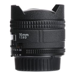 Nikon AF FX Fisheye-NIKKOR 16 mm f/2.8D | Objectif Fisheye plein format | Angle de vue de 180 degrés