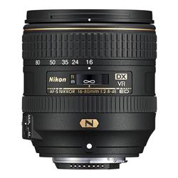 bjectif Nikon AF-S DX NIKKOR 16-80mm f/2.8-4E ED VR | Zoom 5x le plus léger