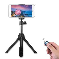 BOWER Multipod 6-in-1 Tripod Selfie Stick w/ Bluetooth Remote Shutter