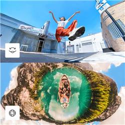 Insta360 (ONE X2 360) | Caméra d'action | 360 degrés | Étanche