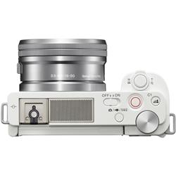 Sony un appareil photo numérique ZV-E10L (Blanc - Kit d'objectif) | Ap