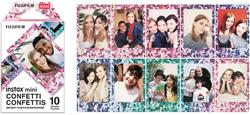 Fujifilm (Instax Mini Confetti) - Ensemble de 10 pellicules