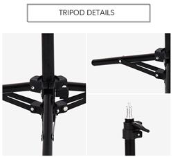 iCAN Tripod Stand for Ring Light or Light Weight Camera Light