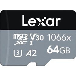 Lexar Professional 1066x 64GB microSDXC UHS-I U3 A2 V30