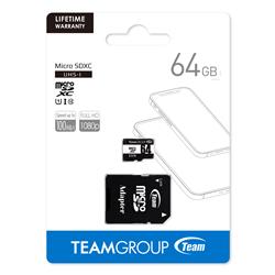 TEAMGROUP 64 Go microSDXC UHS-I U1(Open Box)