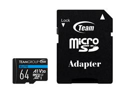 TEAMGROUP ELITE 64 Go microSDXC UHS-I U3 A1 V30(Open Box)