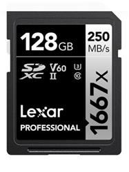 Lexar Professional 1667x SDXC UHS-II U3 V60 C10 - SD Card