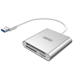 UNITEK - Lecteur de cartes USB 3.0 à Multi-In-One en aluminium(Open Box)