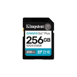 Kingston Canvas Go Plus G4 256GB SDXC UHS-I U3 V30 C10 - SD Card