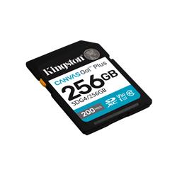 Kingston Canvas Go Plus G4 256GB SDXC UHS-I U3 V30 C10 - SD Card