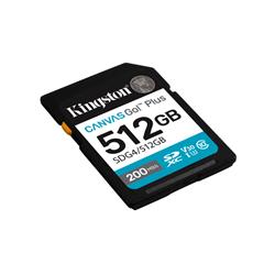 Kingston Canvas Go Plus G4 512GB SDXC UHS-I U3 V30 C10 - SD Card