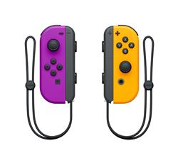 NINTENDO (Switch) - Manettes Joy-Con violet/orange fluo(Open Box)