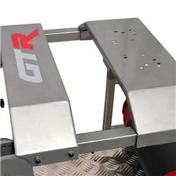 GTR Simulator GTA-Pro Model - Silver Frame, Black/Red Seat