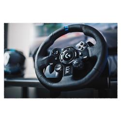 LOGITECH (G923) - Volant de course + pédales pour PS5/PS4/PC