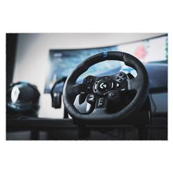 LOGITECH (G923) - Volant de course + pédales pour PS5/PS4/PC