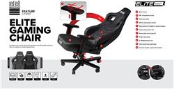 Chaise de jeu NEXT LEVEL RACING Elite en similicuir/suède - Noir