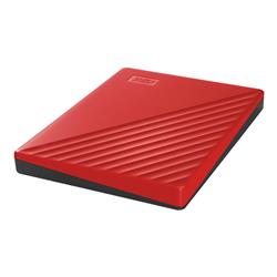 WD (My Passport) - Disque dur portatif 2 To rouge