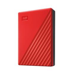 WD (My Passport) - Disque dur portatif 4 To rouge