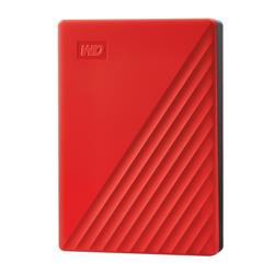WD (My Passport) - Disque dur portatif 4 To rouge