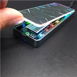 iCAN - Boîtier portatif pour disque électronique NVME M.2 RVB