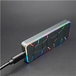 iCAN - Boîtier portatif pour disque électronique NVME M.2 RVB