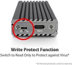 Vantec M.2 NVMe SSD To USB 3.2 Gen 2x1 Type C Enclosure