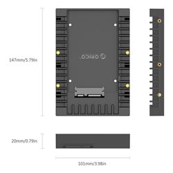 ORICO Standard 2.5" to 3.5" Hard Drive Tray Converter - Black(Open Box)