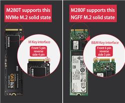 Blueendless (BS-M280T) - Boîtier pour SSD M.2 NVME(Open Box)